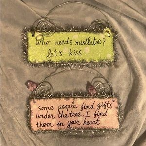 Mini Christmas Decorations/Wall Hangings/Plaques